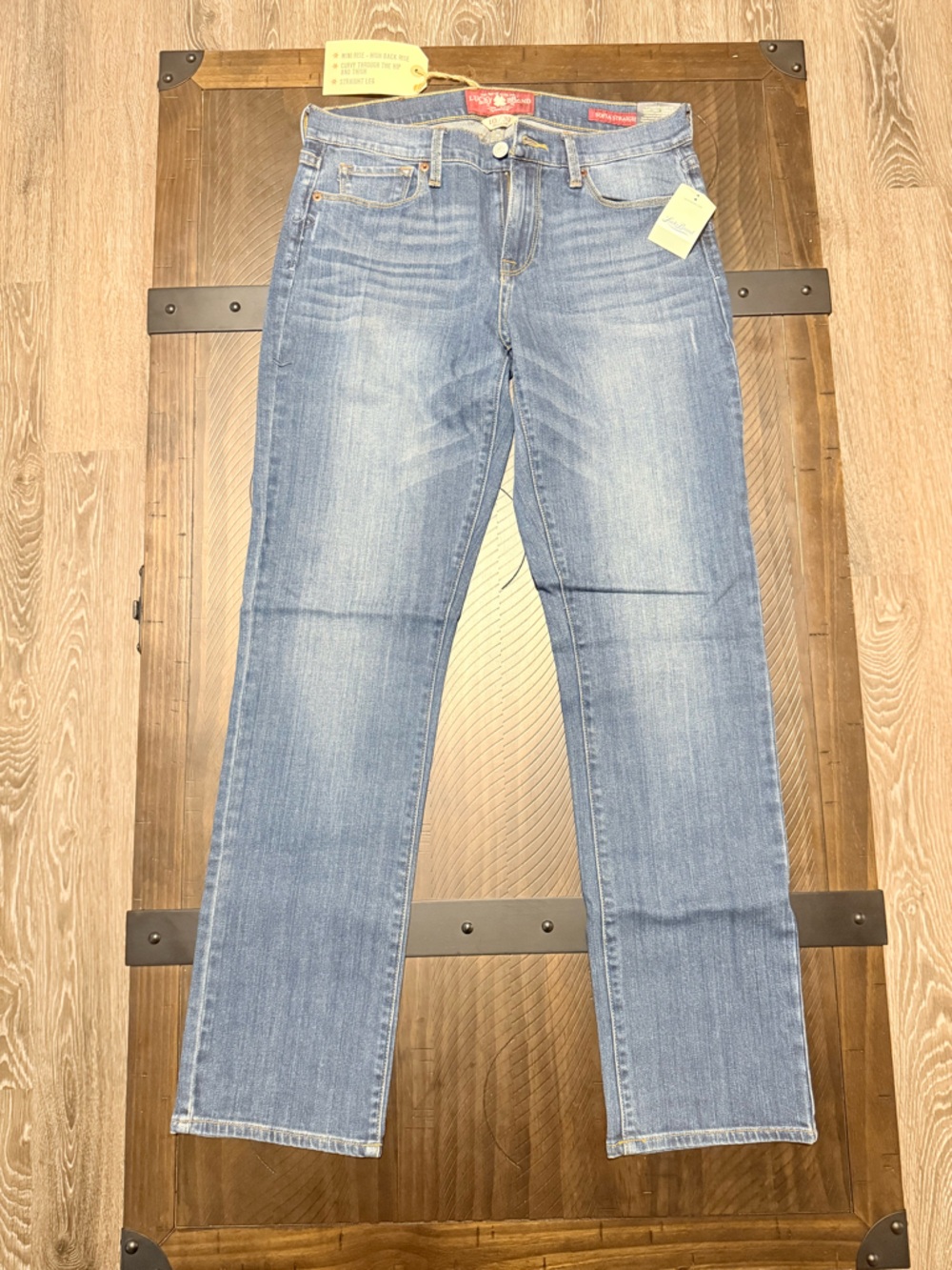 Lucky Brand Sofia Straight Mid-Rise (Regular) Jeans Sz 10 / 32”inseam
